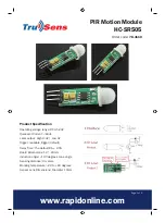 TruSens HC-SR505 Manual preview