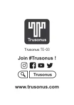 Preview for 23 page of Trusonus TRADUKI TE-03 User Manual