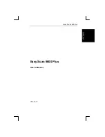 Trust Easy Scan 9600 Plus User Manual preview