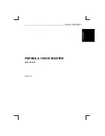 Preview for 1 page of Trust FORMULA 1 RACE MASTER User Manual