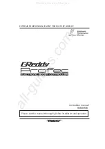 Trust GReddy Profec Instruction Manual предпросмотр