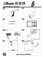 Предварительный просмотр 1 страницы Trust GXT-10 Quick Manual