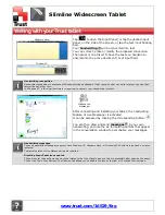 Preview for 4 page of Trust SLIMLINE WIDESCREEN TABLET - Maintenance Manual