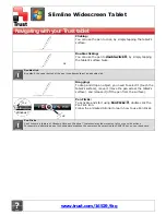 Preview for 5 page of Trust SLIMLINE WIDESCREEN TABLET - Maintenance Manual