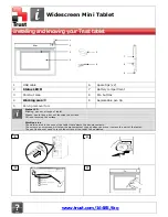 Предварительный просмотр 2 страницы Trust Widescreen Mini Tablet Advanced User'S Manual