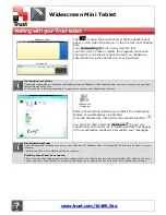 Предварительный просмотр 4 страницы Trust Widescreen Mini Tablet Advanced User'S Manual