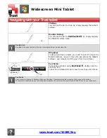 Предварительный просмотр 5 страницы Trust Widescreen Mini Tablet Advanced User'S Manual