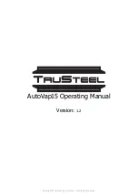 TruSteel AutoVap15 Operating Manual preview