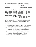 Preview for 18 page of TruTalk MURS-22 Operating Instructions Manual