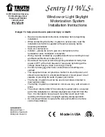 Truth Hardware Sentry II WLS Installation Instructions Manual preview