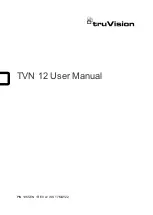 Предварительный просмотр 1 страницы TruVision TVN 12 User Manual