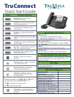 Preview for 1 page of TRUVISTA TruConnect Quick Start Manual