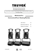 Preview for 1 page of Truvox International Multiwash Pro 240 User Manual