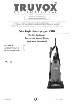 Предварительный просмотр 1 страницы Truvox Valet Single Motor Upright VSMU User Manual