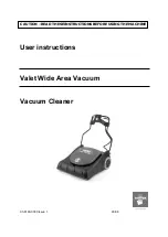 Preview for 1 page of Truvox Valet Wide Area Vacuum User Instructions