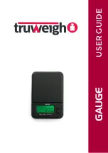 Truweigh GAUGE User Manual предпросмотр