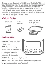 Предварительный просмотр 2 страницы Truweigh MOBI-650-1 User Manual