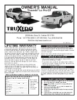 Предварительный просмотр 1 страницы TruXedo Lo Pro QT Owner'S Manual