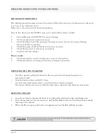 Preview for 12 page of Truxta BENDI 300D Owner'S And Operator'S Manual