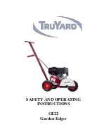 TruYard GE22 Safety And Operating Instructions Manual preview