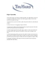 Preview for 4 page of TruYard GE22 Safety And Operating Instructions Manual