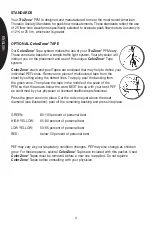 Предварительный просмотр 6 страницы TruZone Peak Flow Meter Instructions Manual