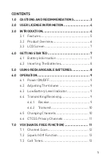 Preview for 3 page of TRX TRX-05 Series User Manual