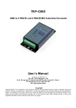 Trycom Technology TRP-C08E User Manual предпросмотр