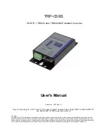 Trycom Technology TRP-C08S User Manual предпросмотр