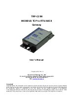 Trycom Technology TRP-C31M User Manual preview