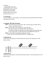 Предварительный просмотр 7 страницы Trycom Technology TRP-C34X User Manual