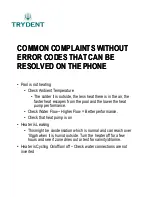 Preview for 17 page of Trydent FC115 Technical And Service Manual