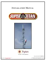 Preview for 1 page of Trylon SuperTitan User & Installation Manual