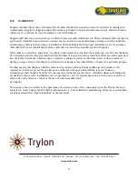 Preview for 22 page of Trylon TSF COUGAR Users, Installation & Instruction Manual