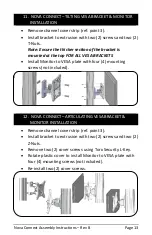 Предварительный просмотр 13 страницы tryten Nova Line Assembly Instructions Manual