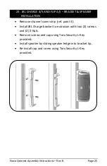 Предварительный просмотр 25 страницы tryten Nova Line Assembly Instructions Manual