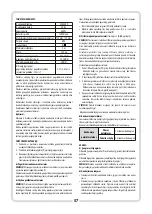 Preview for 57 page of Tryton TDS125A Operating Instruction