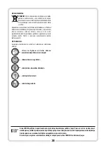 Preview for 38 page of Tryton TDS125B Operating Instruction