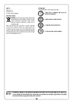 Preview for 42 page of Tryton TDW1050 Operating Instructions Manual