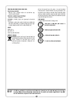 Preview for 43 page of Tryton TDW1200K Operating Instruction