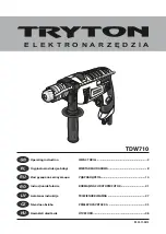 Tryton TDW710 Operating Instructions Manual preview