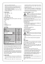 Предварительный просмотр 5 страницы Tryton THX1652 Operating Instruction