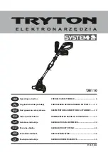 Предварительный просмотр 1 страницы Tryton TJB110 Operating Instruction