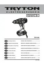 Предварительный просмотр 1 страницы Tryton TJV10AL Operating Instruction