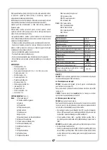 Preview for 47 page of Tryton TMB1500K Operating Instruction