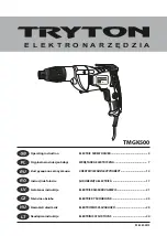 Предварительный просмотр 1 страницы Tryton TMGK500 Operating Instruction