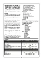 Предварительный просмотр 5 страницы Tryton TS121501 Operating Instruction