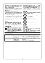 Preview for 13 page of Tryton TUV14BL2 Operating Instruction