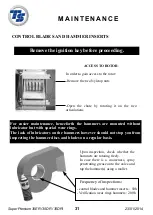 Предварительный просмотр 31 страницы TS Industrie Super Premium 30ER Technical Manual