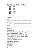 Предварительный просмотр 8 страницы TS-market EDIC-mini LCD xD Short Operating Instructions